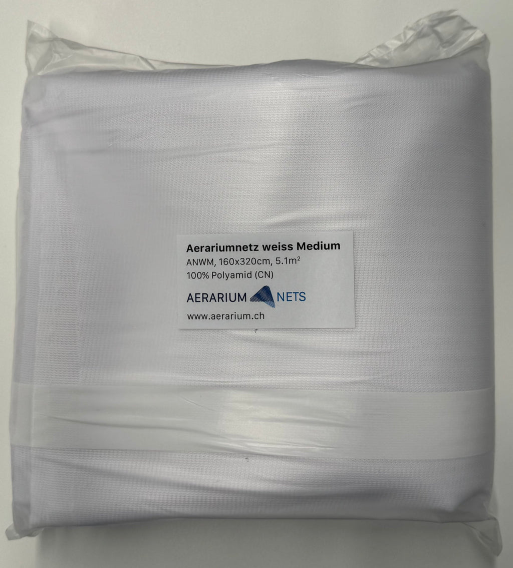 Aerariumnetz Grösse M weiss 160x320cm