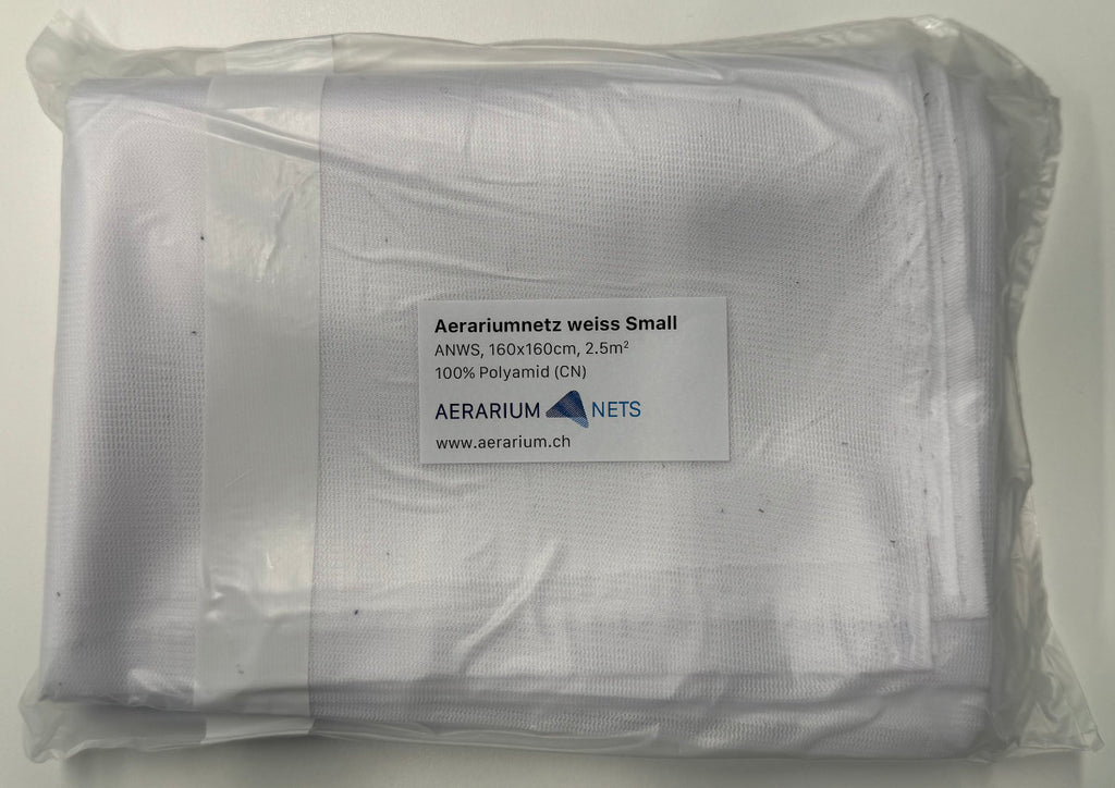 Aerarium mesh size S white 160x160cm