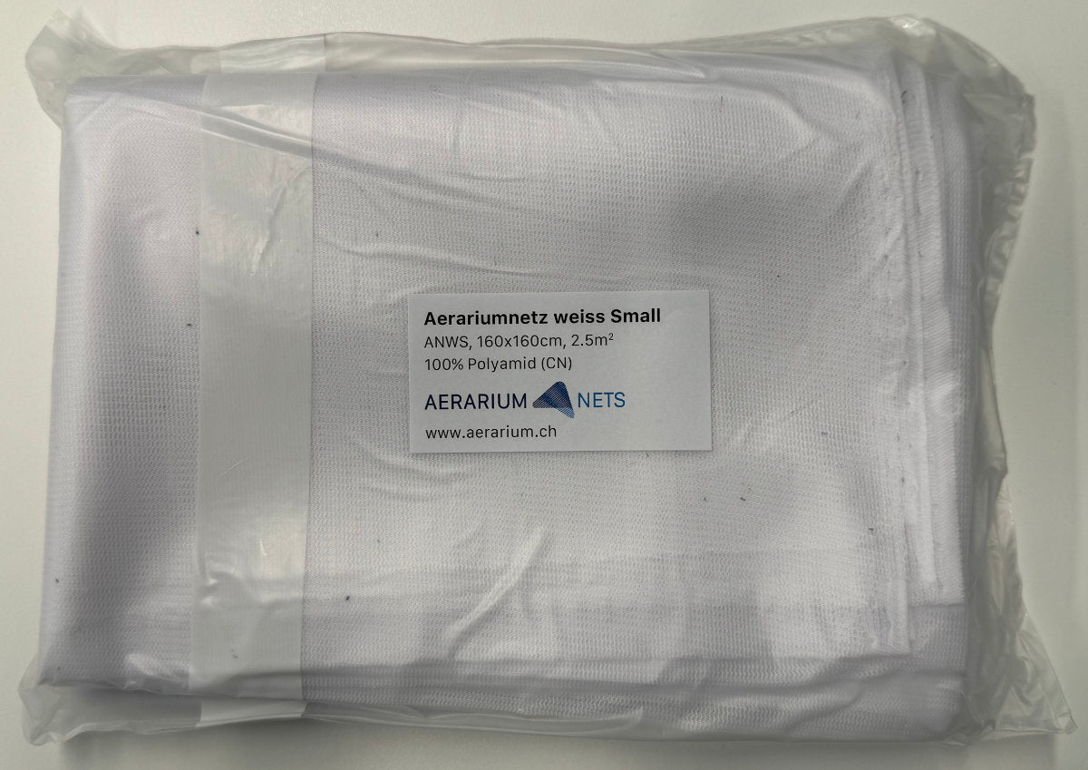 Aerariumnetz Grösse S weiss 160x160cm